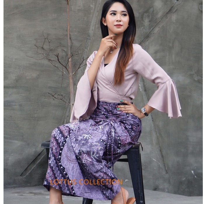 Rok Serut Batik Bawahan Kebaya Modern Rok Lilit Batik