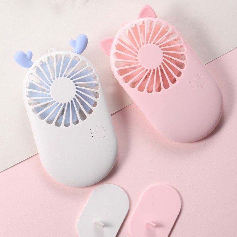 Pocket Fan Kipas Angin Mini Cooling Fan Portable 2in1