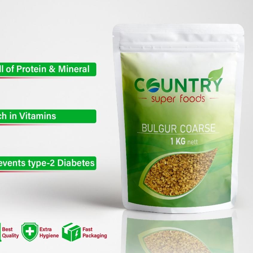 

Terlaku... [ 1 Kg ] Bulghur Coarse | Bulgur Kasar - 1kg 0I9