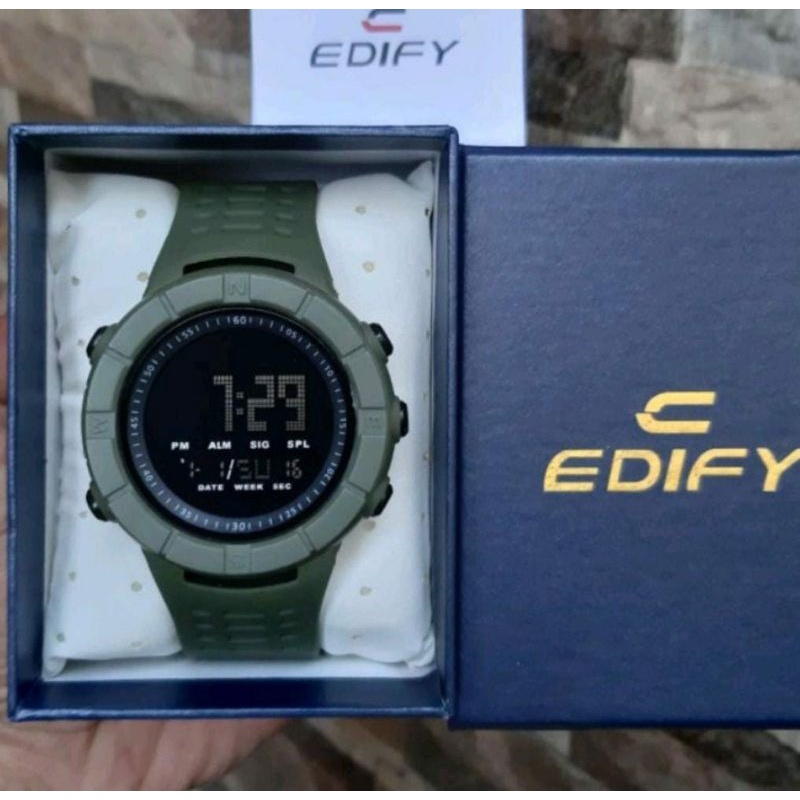 Jam Tangan Edify Terlaris Digital Fashion Outdoor Kasual Bisa COD