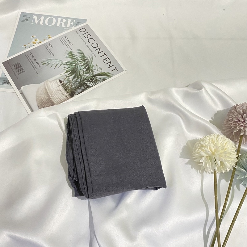 Paris Premium Voal // Paris Premium // Segi Empat Paris Polos-dark grey