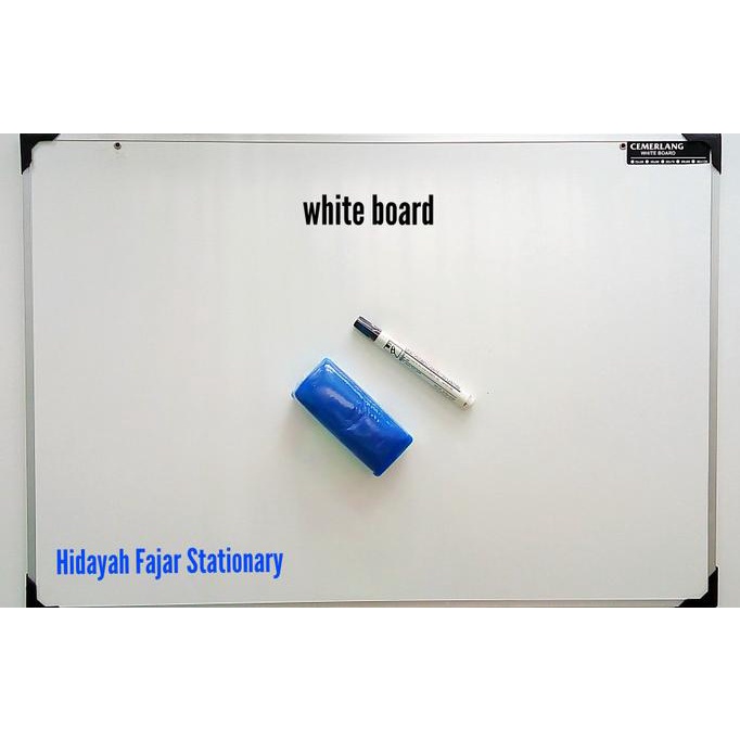 

[COD] papan tulis + spidol whiteboard + penghapus papan tulis TERBATAS Kode 149