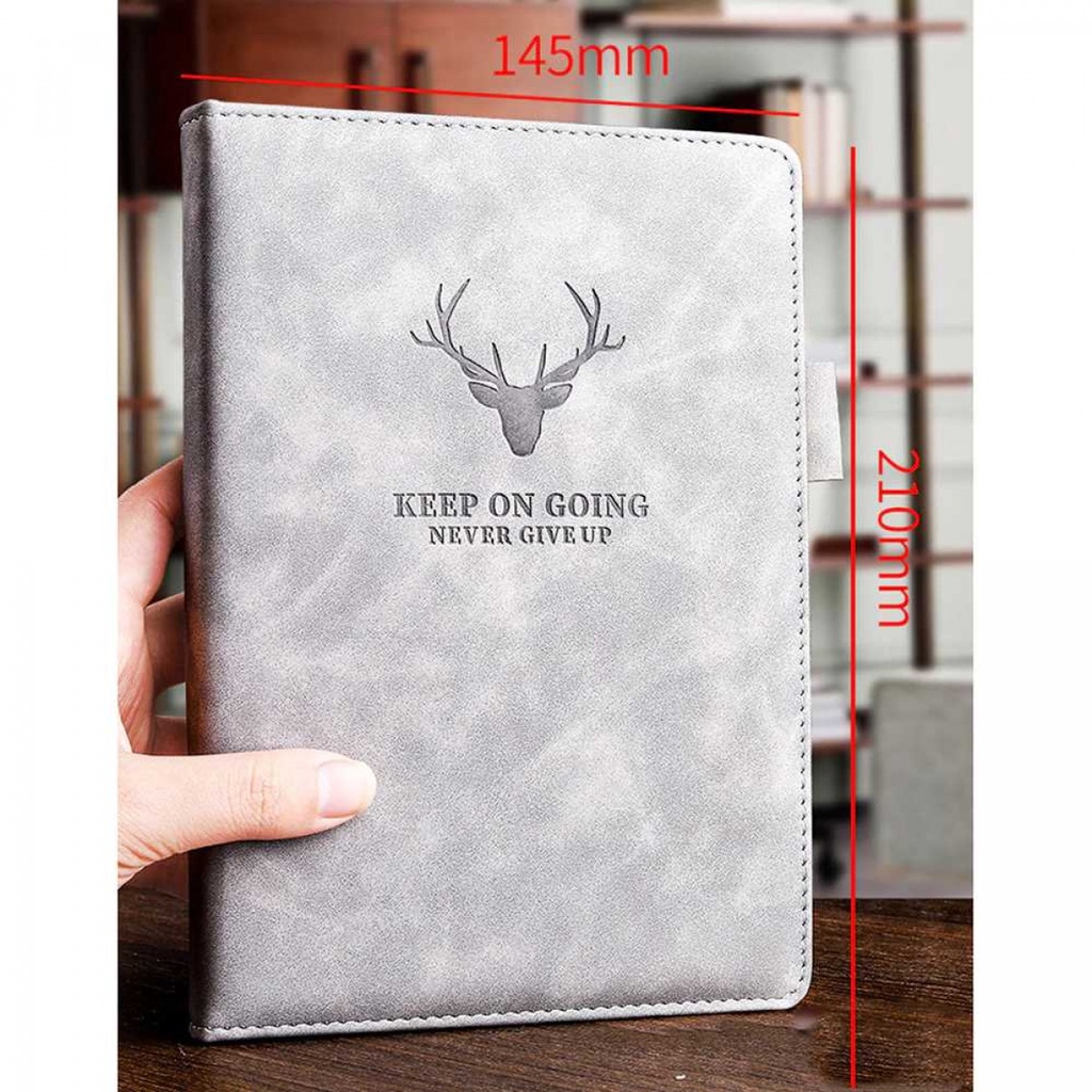 Buku Catatan Kerja Jurnal Harian Notebook Cover Kulit Sintetis A5