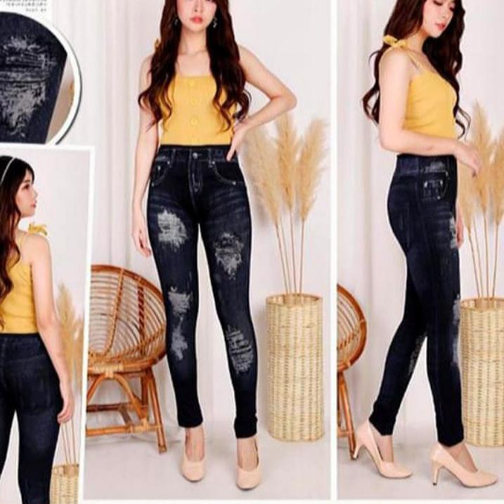 Hot Sell.. LEGGING JEANS BEAUTIFUL IMPORT Premium