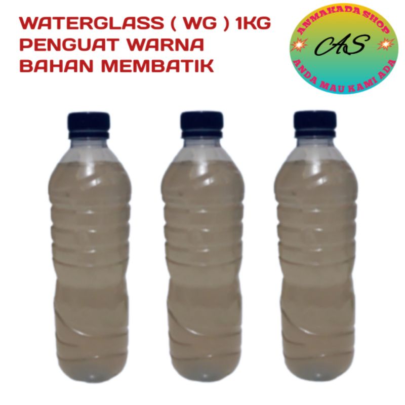 

WG Waterglass bahan penguat warna tekstil kerajinan membatik