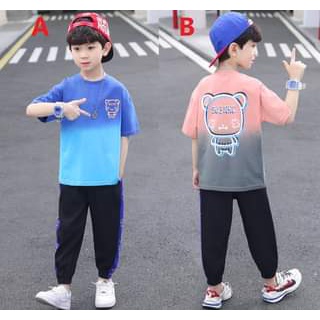 (COD)(3-11th) Baju Anak Laki Laki Import / Setelan Anak Laki Laki Import / Stelan Anak Laki Laki / S