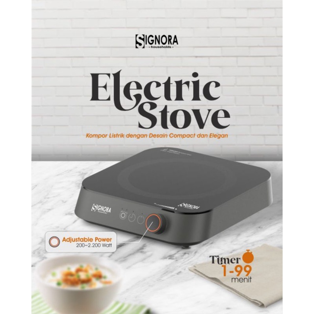 Kompor Listrik Signora/Electric Stove Signora/Kompor