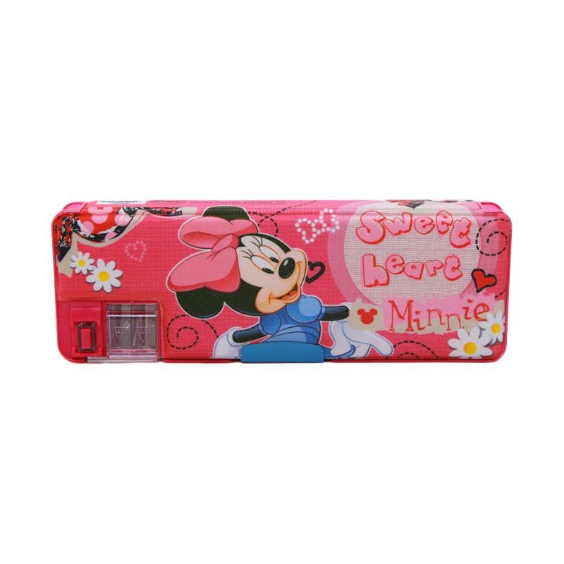 

Disney Minnie Mouse Vinyl Pencil Case - Tempat Pensil Minnie Mouse Pink / Merah