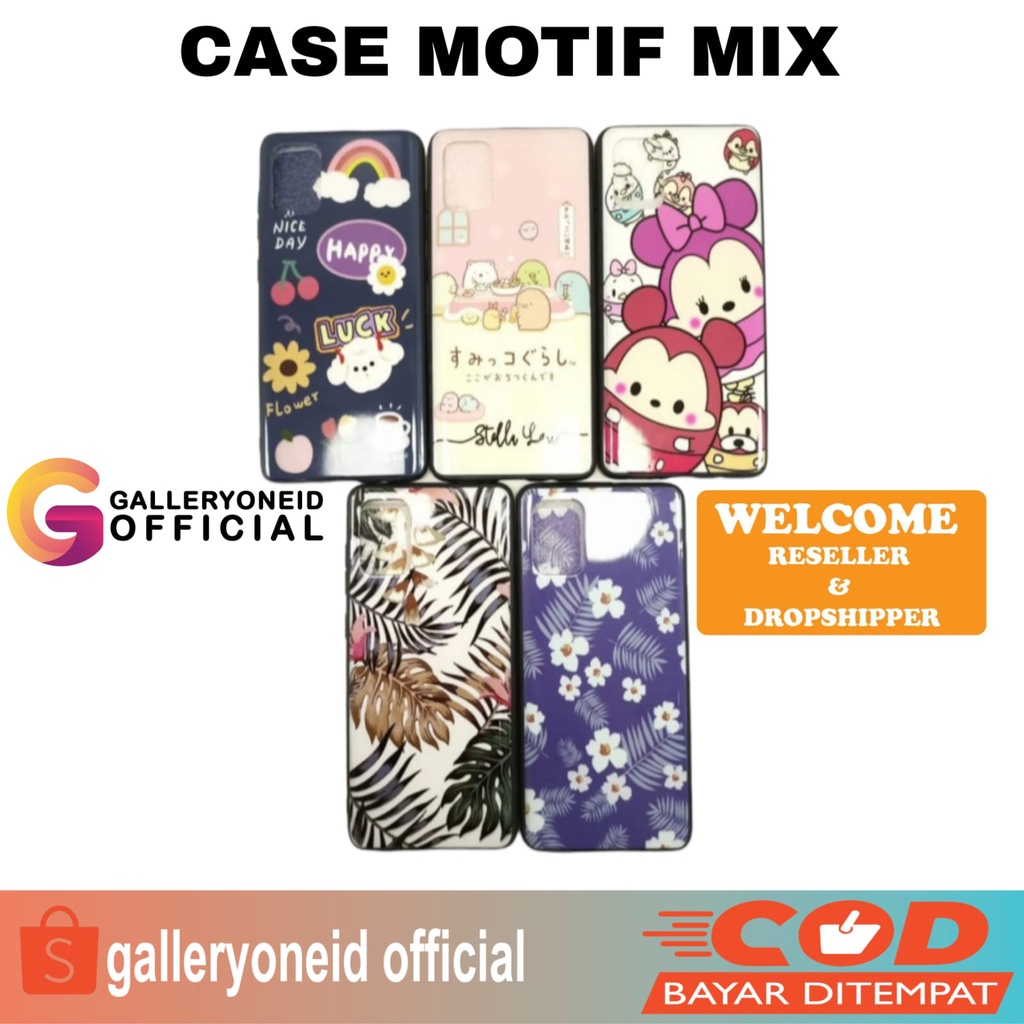 Soft Case Motif Mix Samsung A30 A20s A50s A11 A20s A21s A31 A51 A71 A01 Core M51 Casing Hp Gambar