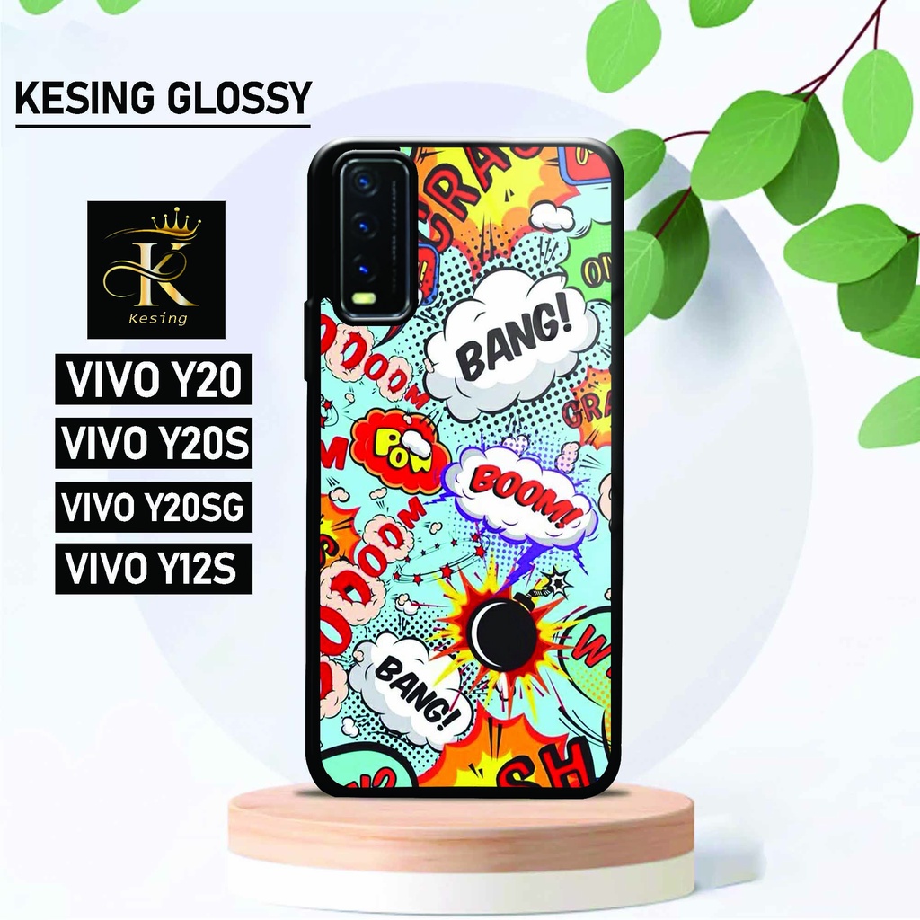 Case Vivo Y20 / Y20S / Y12S - Case Vivo - [ KV-22 ] - Hardcase Glossy 2D Vivo - Softcase Terbaru Cas