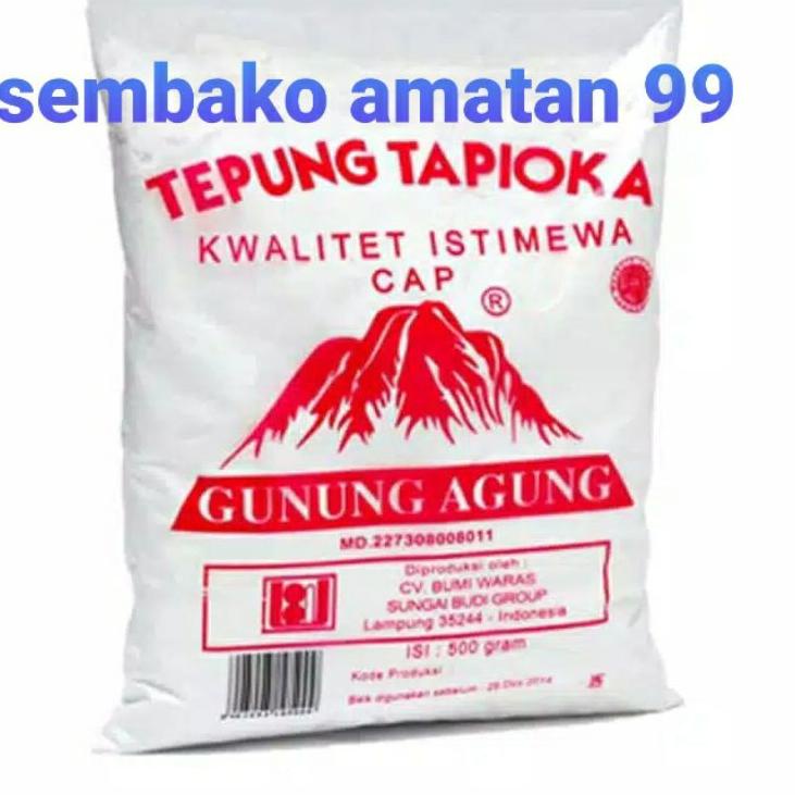 

10.10 Flash Sale Sagu Gunung Kemasan 500 Gr/dus/tepung Tapioka/sagu Cap Gunung Agung/tepung Tapioka Cap Gunung Agung 