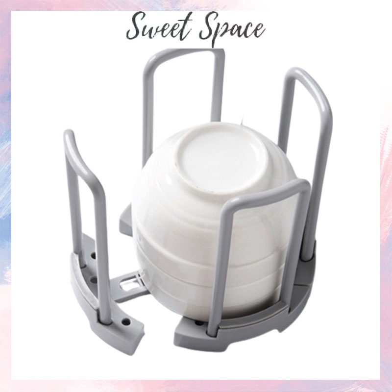 RAK SUSUN TEMPAT MANGKOK WADAH PENGERING PIRING PRAKTIS SERBAGUNA [SWEETSPACE]
