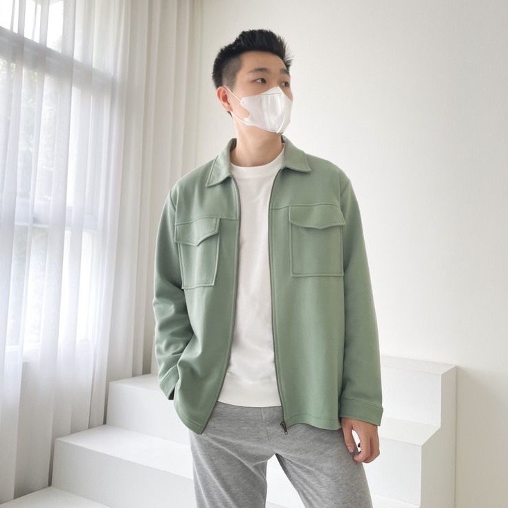 Sweater Half Zip Unisex Premium -  Jaket Sweater Half Zipper New model M L XL