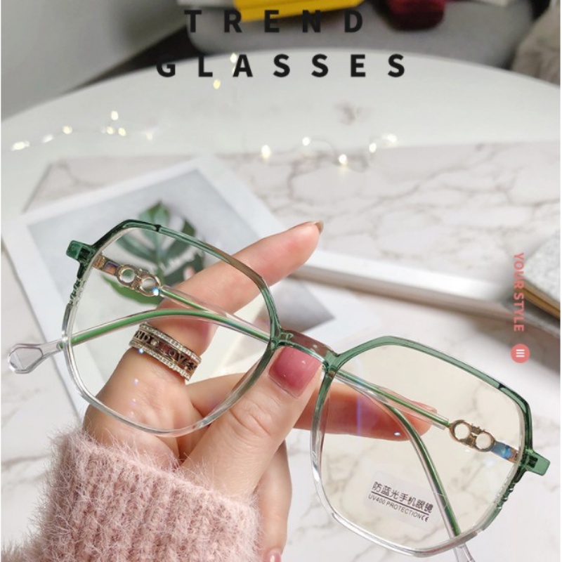 (YUZHU) Anti Radiation Blue Light Eyeglasses Replaceable Lens Computer Glasses High Qulity