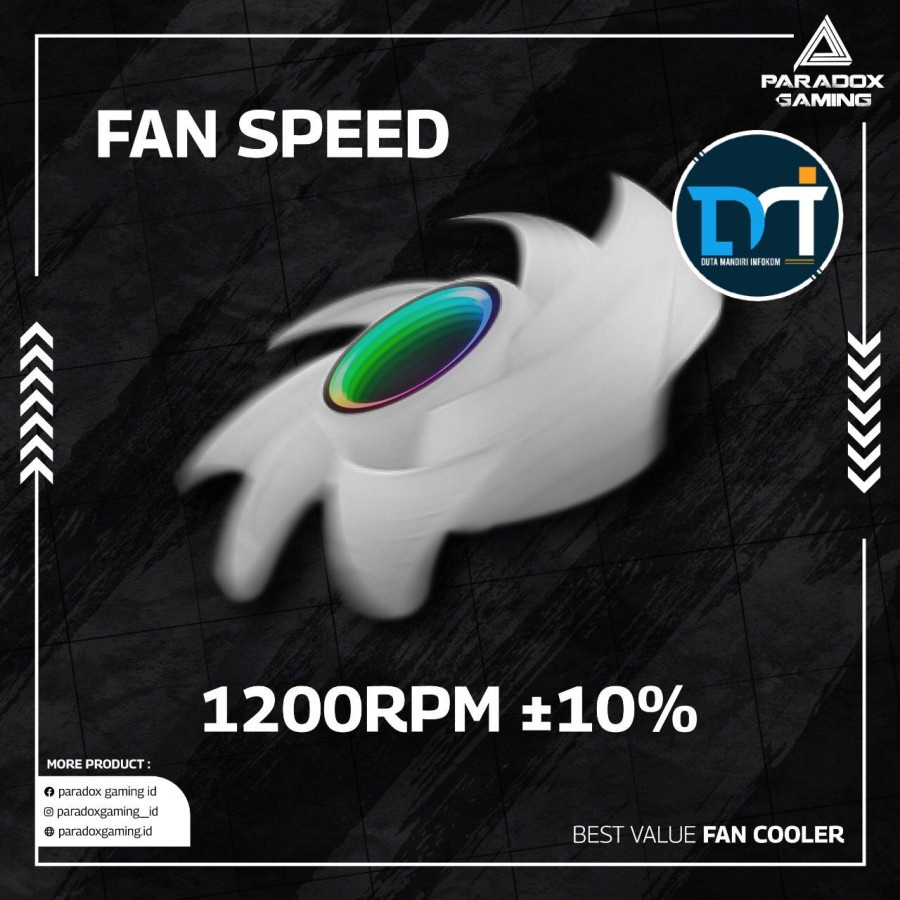 Fan Casing Paradox Hypersonic Infinity F400 Rainbow 12cm Fan Case PC