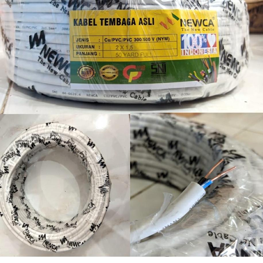 Kejutan Murah Kabel Listrik Kawat Tembaga Nym 2x1.5 & 3x1,5 50Y Lotusku Lotus Powerlindo Orenchi Fur