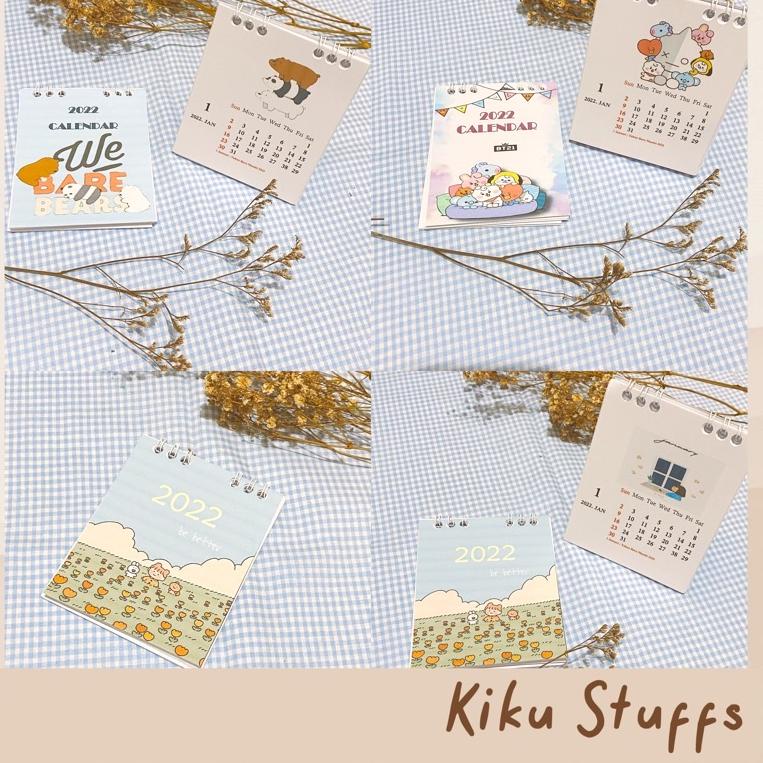 

GRATIS ONGKIR Mini Kalender Kertas 2022 2023 Hiasan Dekrasi Pajangan Meja Aesthetic Paper Calendar 2022 Desk Decoration • Kiku Stuffs ☭ 892