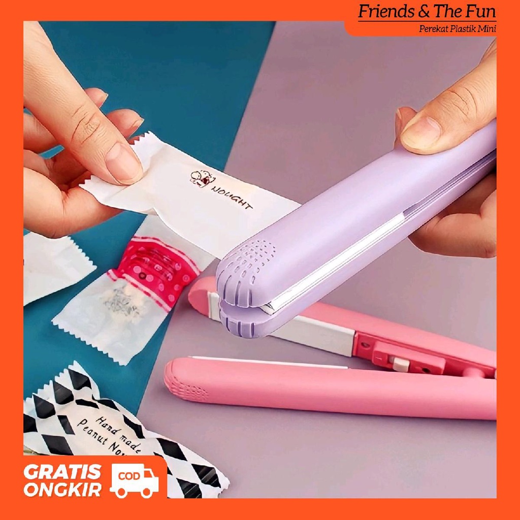 

Perekat Plastik Kecil Praktis Mesin Sealer Plastik Mini | Bisa COD