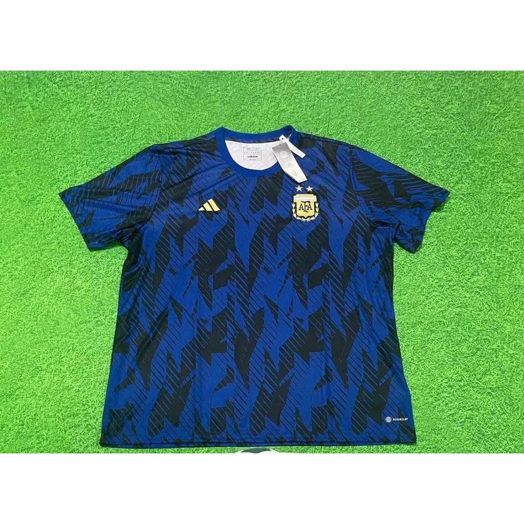Jersey Negara Piala Dunia Argentina prematch 2022 Grade Ori Impor Baju Bola Jersey Timnas Spa_nyol H