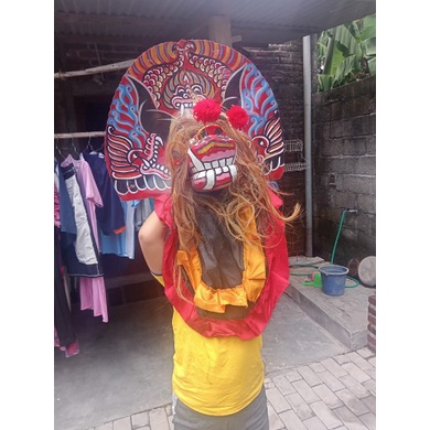 Barongan Kayu Anak Sd Barongan Anak2 Umur 10 - Barongan Pecut Barongan Barongan Devil Asli 1 Set Jum