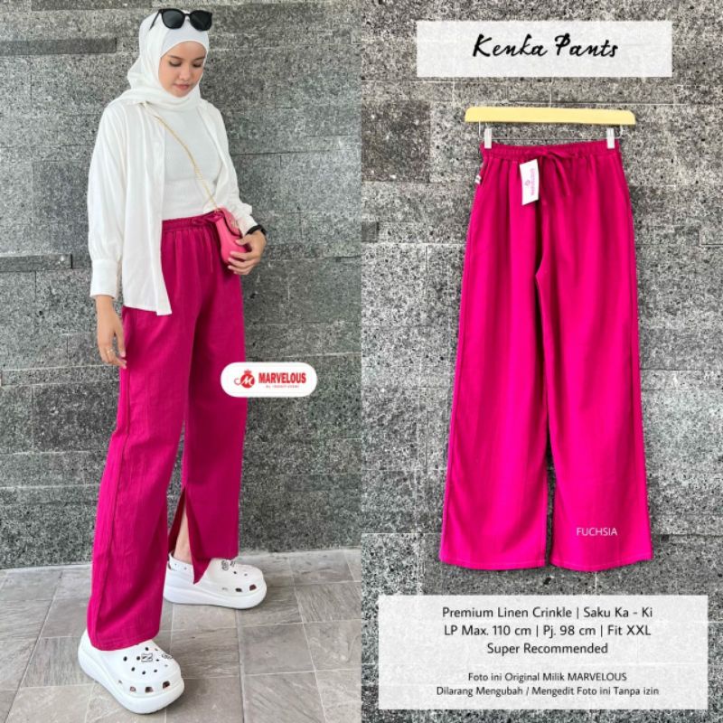 KENKA PANTS LINEN PREMIUM ORI MARVELOUS