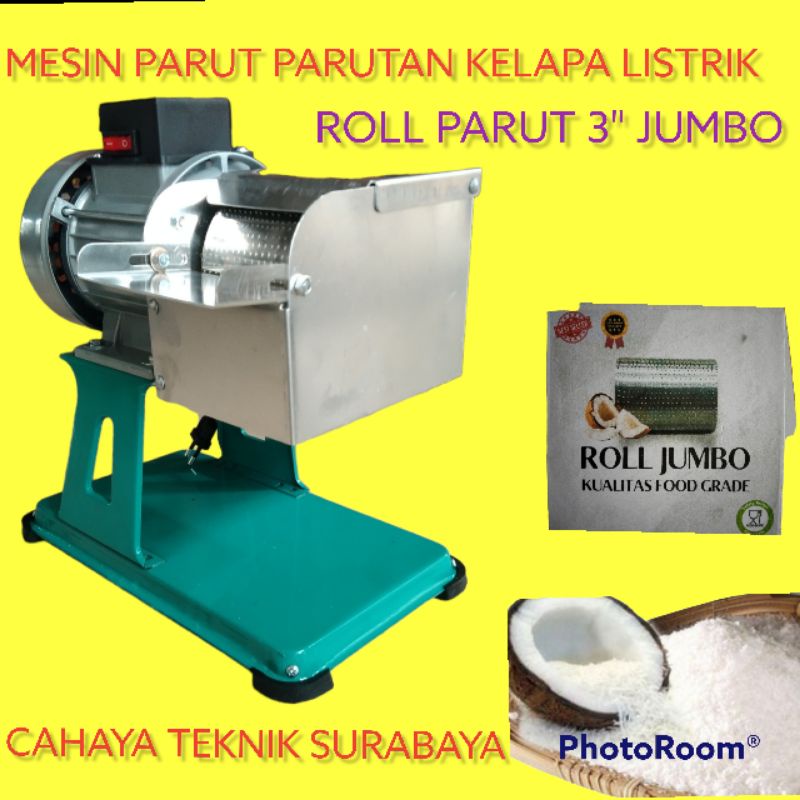 MESIN PARUTAN KELAPA LISTRIK SERBAGUNA MATA PISAU JUMBO ATAU 3"