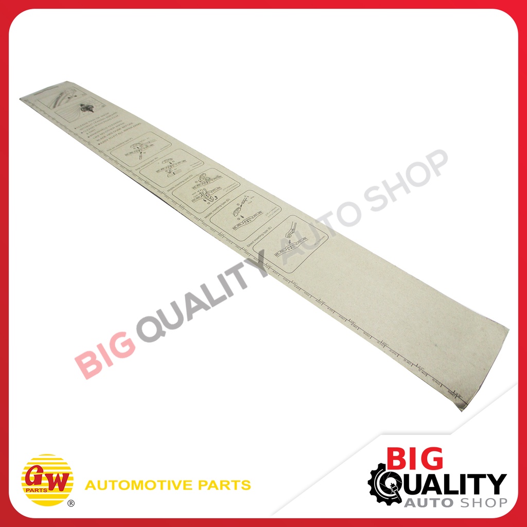 Karet kipas Kaca Wiper Blade Plat 2 Tingkat FR516 20 Inch Model Baut