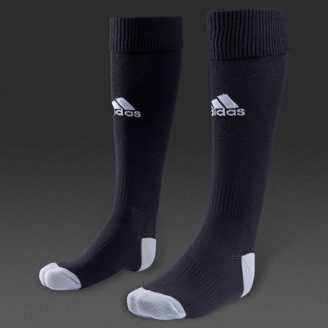 KAOS KAKI BOLA GRADE ORI ADIDAS / NIKE POLOS HITAM PUTIH