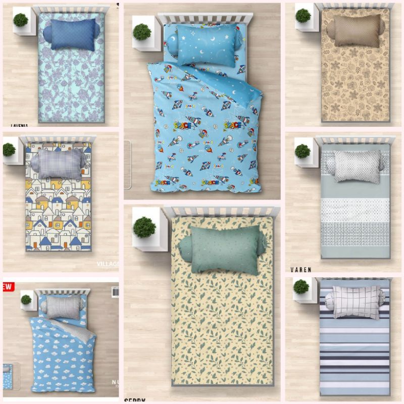 MY LOVE - Sprei all new my love extra single 100x200 tinggi 30cm