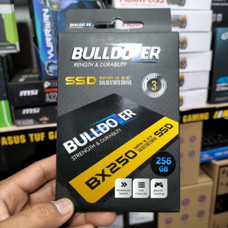 SSD BULDOZER 256GB 2.5 SATA GARANSI RESMI