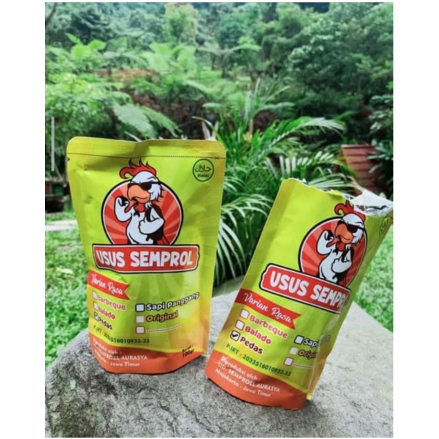 

Enak+Lezatt Kripik Usus Ayam Semprol ASLI, 100gr