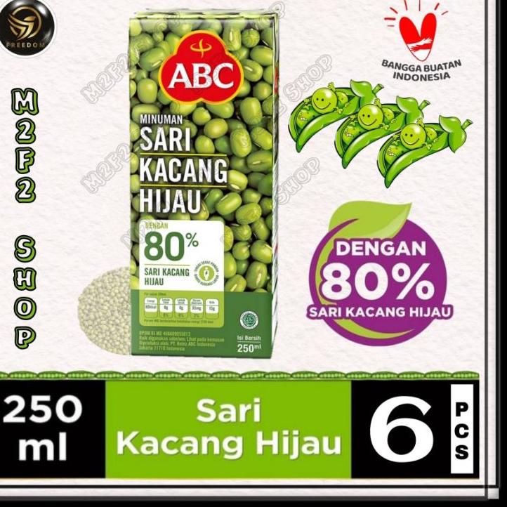 

ART5l5Kz--ABC Minuman Sari Kacang Hijau - 250 ml (Kemasan 6 Pcs)