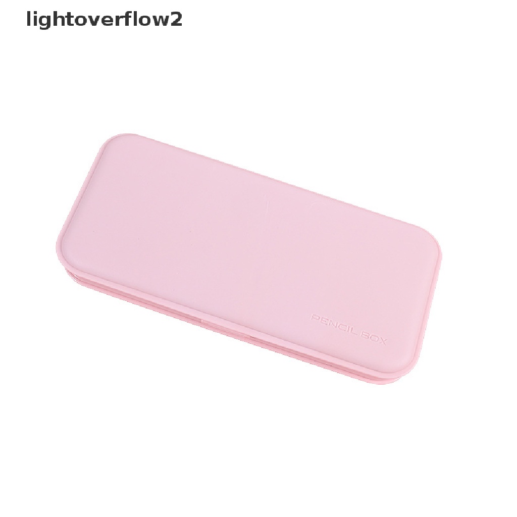 (lightoverflow2) Tempat Pensil Multifungsi Tahan Air Bahan Plastik Untuk Anak-Anak