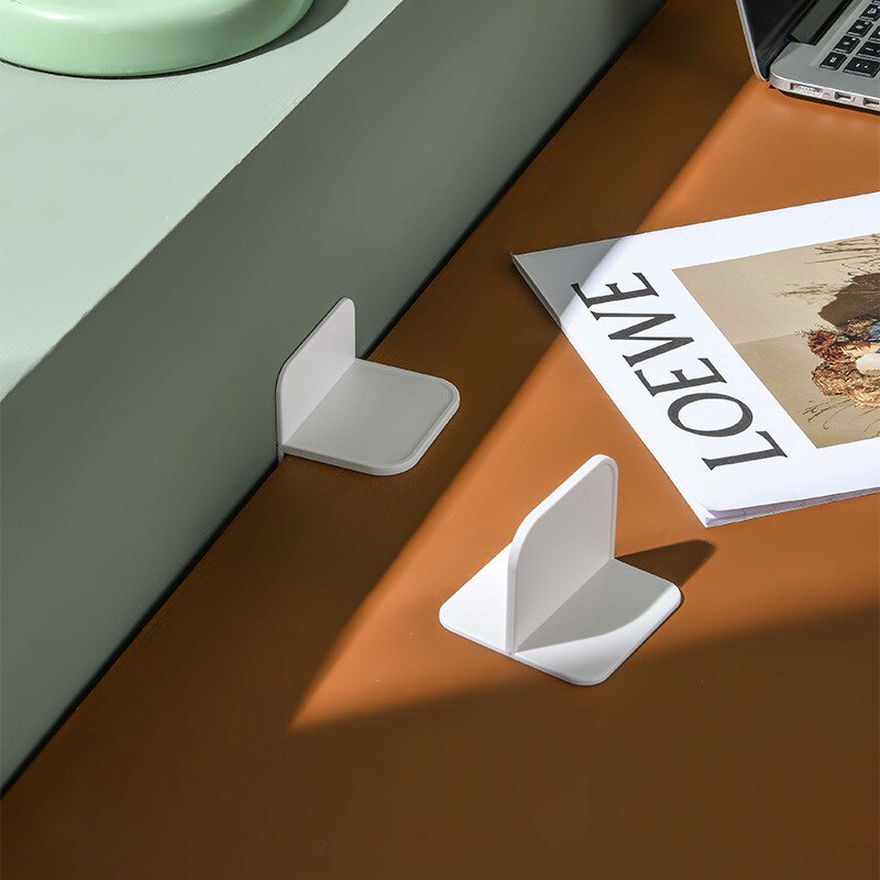 2 Pcs Child Safety Protective Anti-Tipping Holder Connector Free Punch Drawer Cabinet Furniture Holder Set Home Living