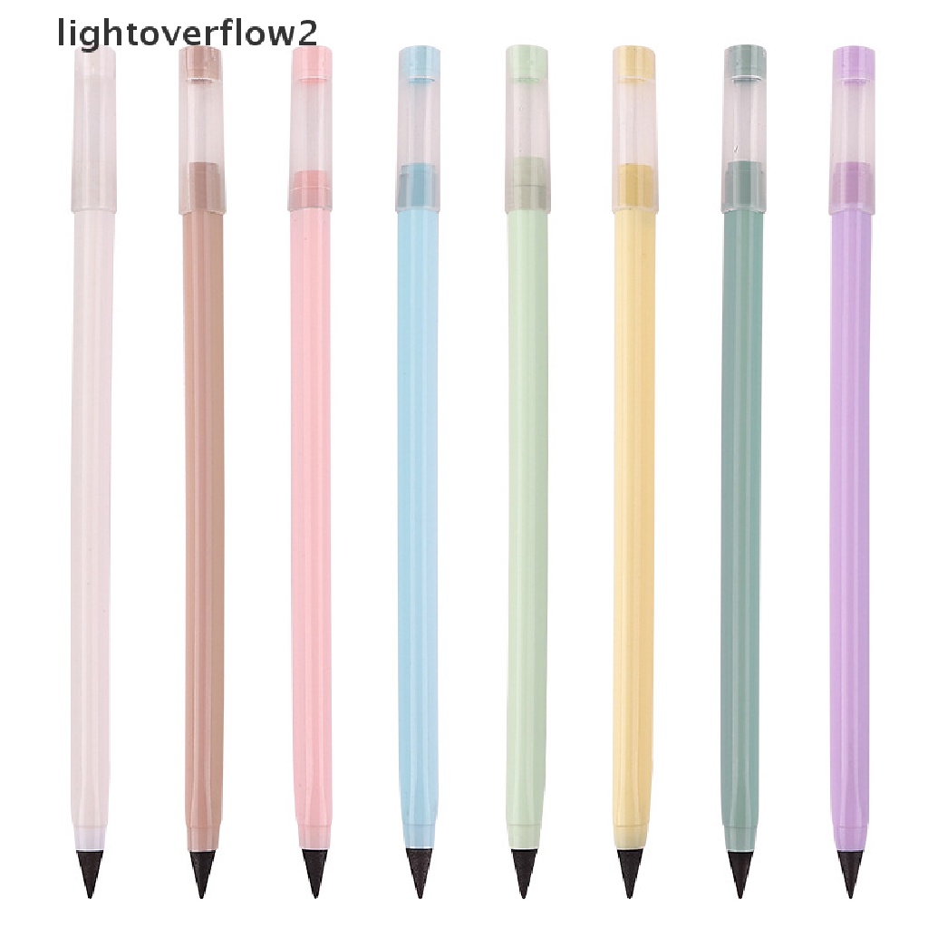 (lightoverflow2) Technoy Pensil HB Tanpa Tinta Untuk Menulis / Sketsa / Hadiah / Sekolah / Kantor