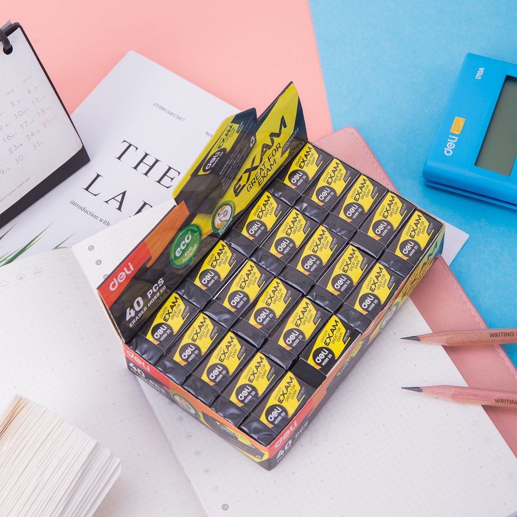

Penghapus Pensil Exam Eraser Hitam DELI - EH09920