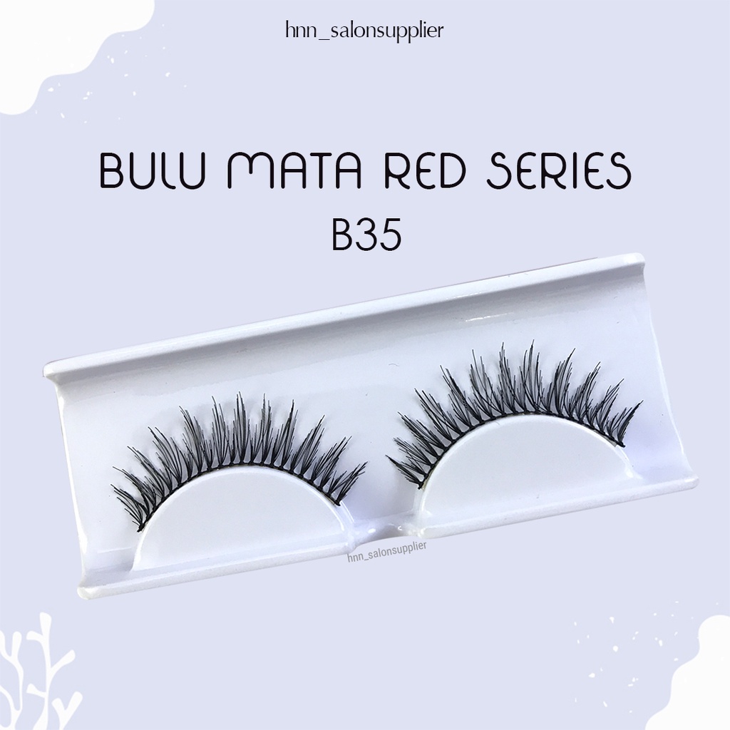 B35 Bulu Mata Palsu Handmade Fake Eyelash Eye Lashes Lash Artifivial Belle Eyelashes