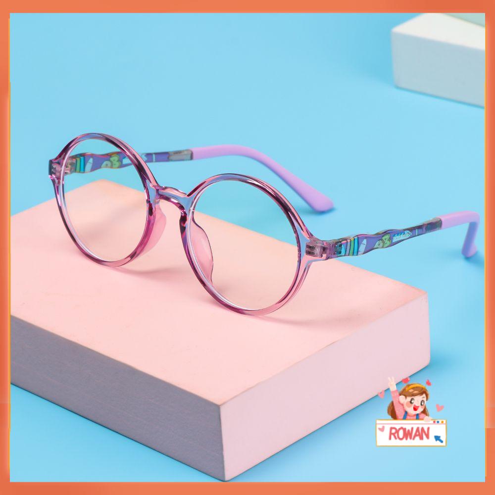 Kacamata Komputer Ultra Ringan Motif Bunga Untuk Anak