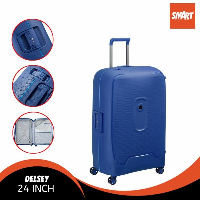Koper Tanpa Resleting Medium Delsey (Moncey) Hardcase 24 Inch Frame Amwliadwiputri
