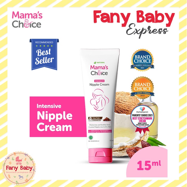 MAMAS CHOICE INTENSIVE NIPPLE CREAM 15GR