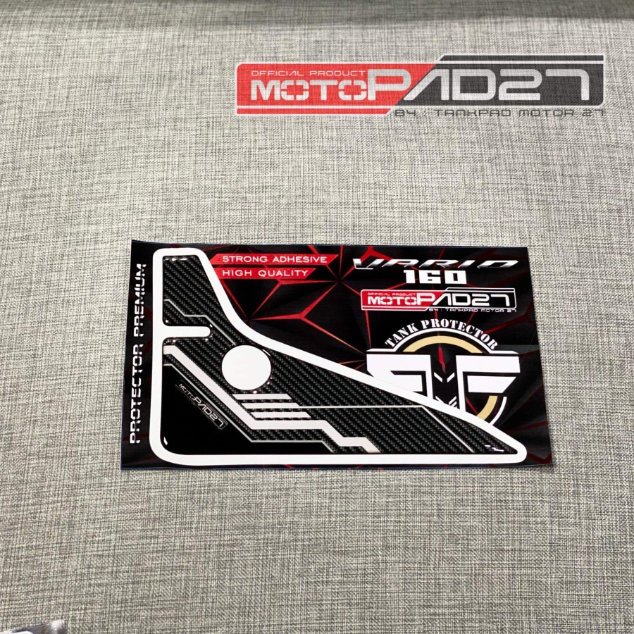 Sticker stiker timbul cover knalpot Honda Vario 160