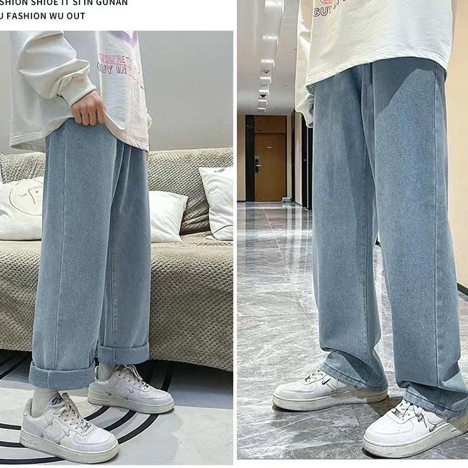 Murah Celana jeans korea celana oversize pria celana pria panjang jeans celana pria korea boyfriend 