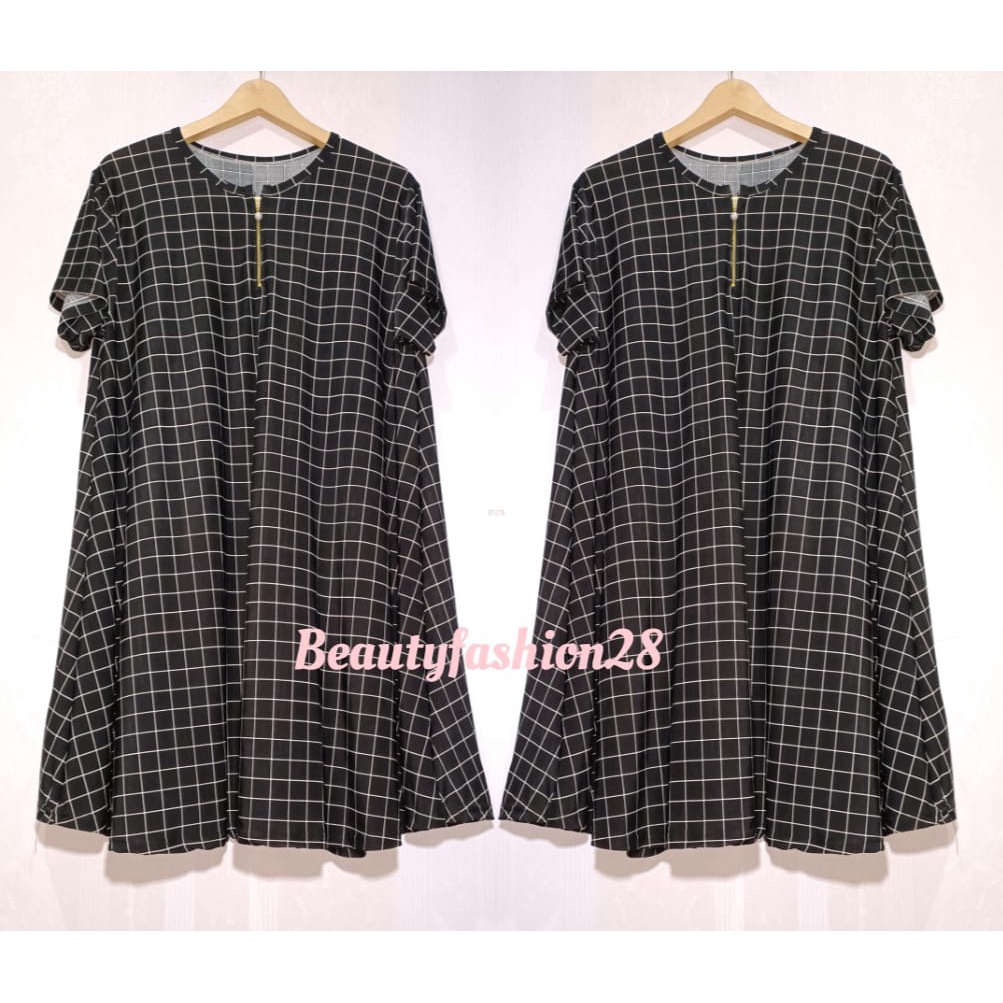 daster chika jersi sepandek/dres Korea murah daster busui ld 120-160