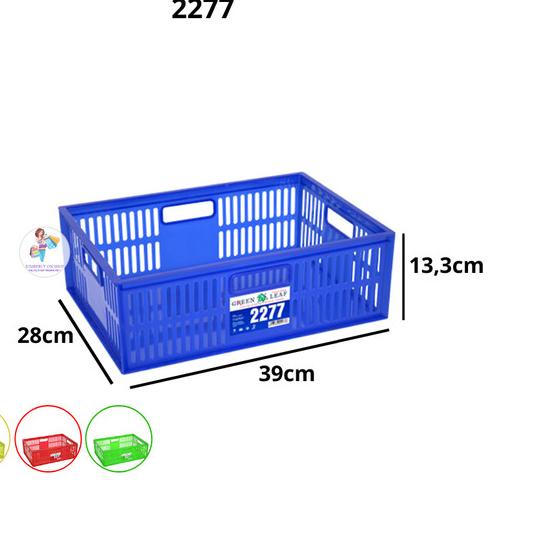 

GREEN LEAF BOX CONTAINER 2277 / KERANJANG INDUSTRI / SERBAGUNA - Biru