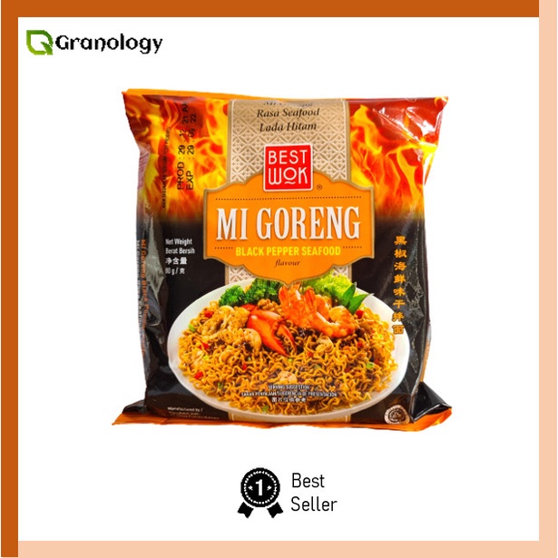 

PROMO Best Wok Mie Goreng Instan Blackpepper Seafood 85 gram