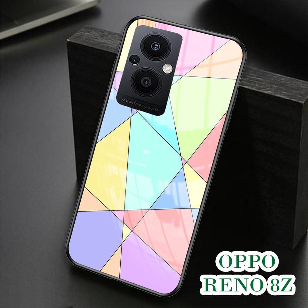 Softcase Kaca Oppo Reno 8z - Case Handphone OPPO Reno 8z [T61].