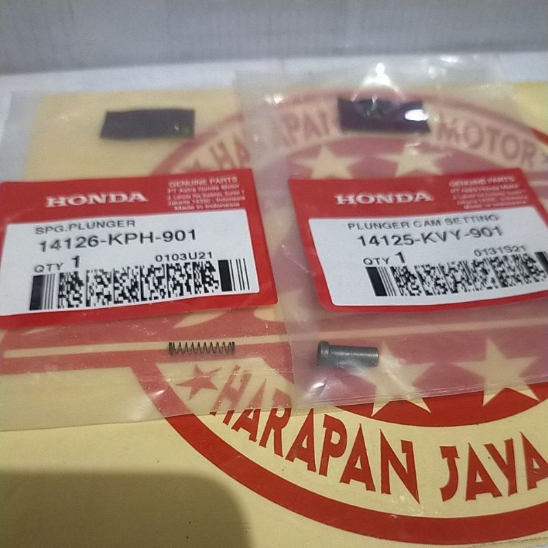 PLUNGER CAM SETTING OTOMATIS NOKEN BEAT SPACY SCOOPY KARBU 14125 KVY 901 ORIGINAL AHM