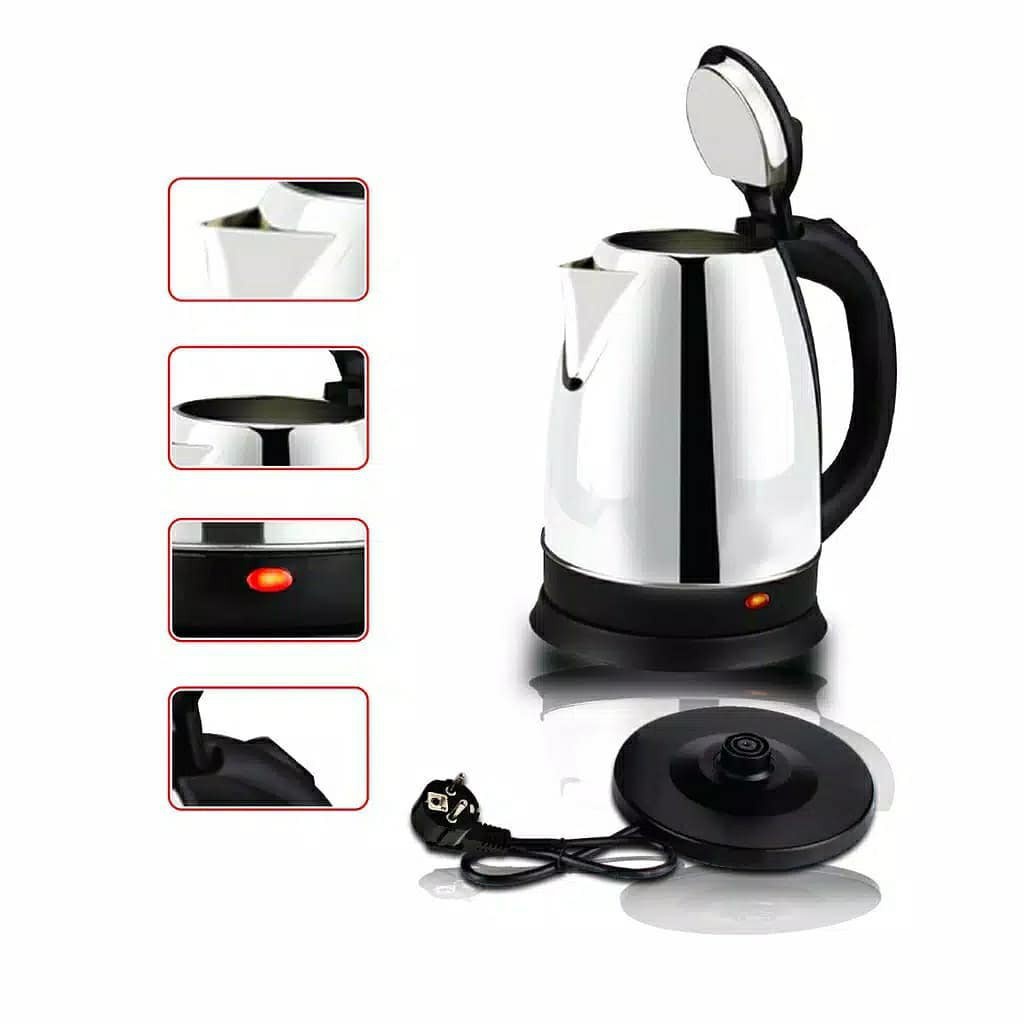 Electric Kettle Kapasitas 2L Teko listrik Kettle Electric  Pemanas Air Pembuat Kopi Teh