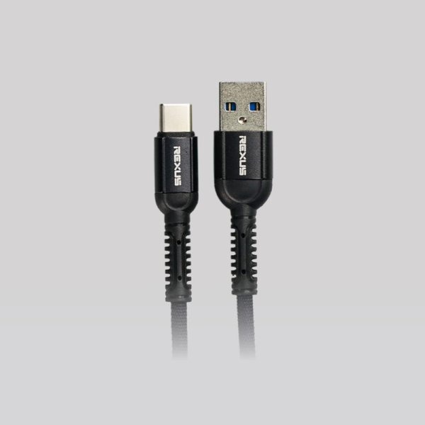 Rexus CB167C USB Cable Data USB Type C 1M Fast Charging 2.4A