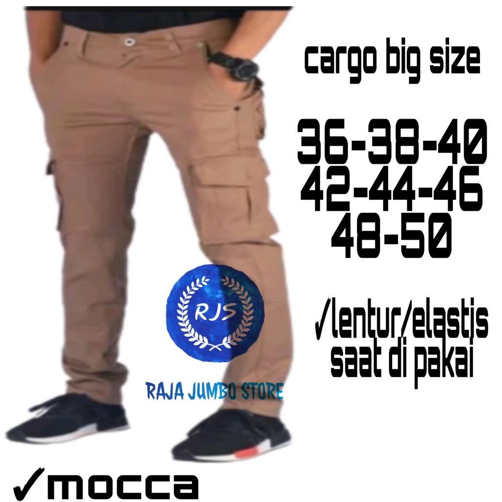 celana cargo pria panjang jumbo/celana cargo pria big size/cargo pria jumbo/cargo pria pdl big size/